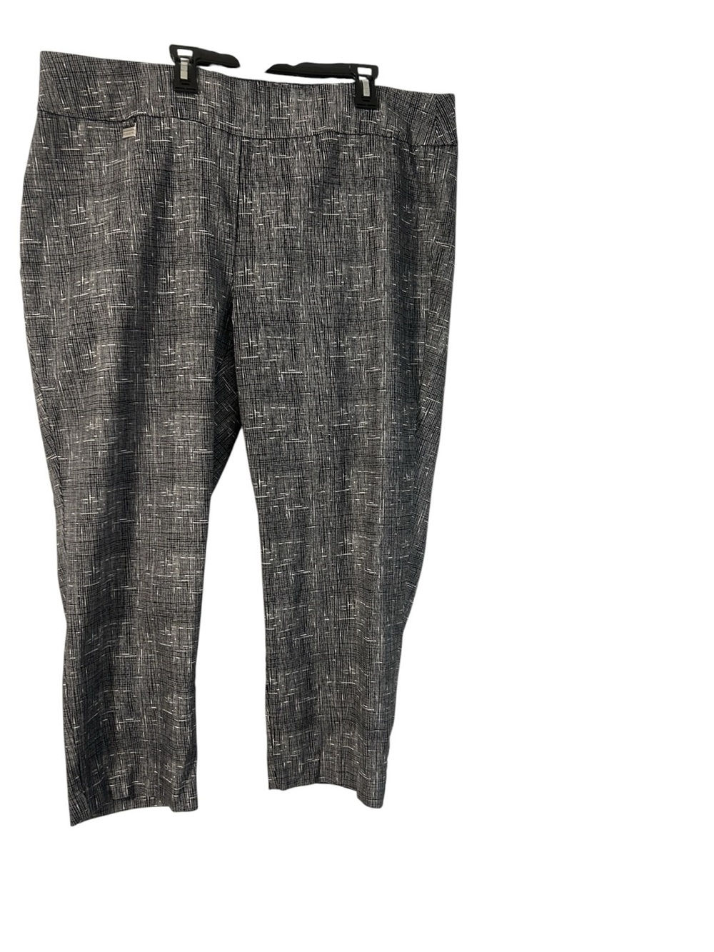Premise Black and White Crosshatch Dress Pants Size 2X